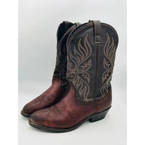 Laredo Cowboy Boots Kelli Copper Kettle Round-Toe Women's Size 8.5 - Picture 1 of 7