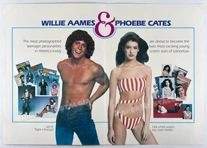 PARADIES - Orig. 1981 Trade AD Promo / Poster _ Phoebe Cates _ Willie Aames - 1982 - Bild 1 von 2