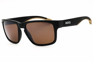 Gafas de sol Hugo Boss 1497/S 087 6A marco negro lentes marrones 56 mm - Imagen 1 de 4