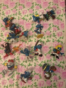 RARE Gargamel Azrael Cat Figure Lot Vintage 1978 Collector Smurfs - Picture 1 of 13