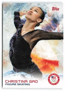 2014 Topps Equipo Olímpico y Paralímpico de Estados Unidos y Esperanzas #37 Christina Gao EE. UU. - Imagen 1 de 2
