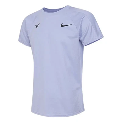 耐克 Rafa Nadal 挑战者网球船员衬衫亚洲发布紫色 DV2888-057 — 第 1/2 张图片