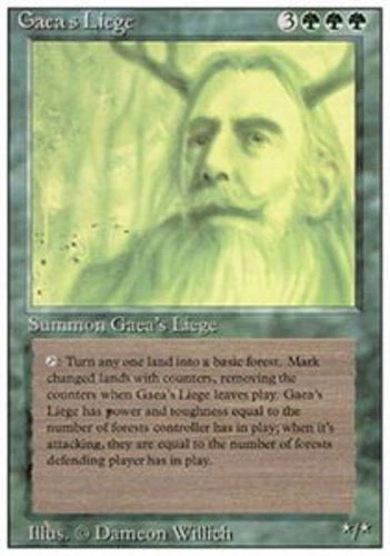 Heavy Play x 1 Gaea's Liege Revised Edition - Image 1 of 1