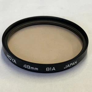 HOYA 49mm 81A Giappone da collezione come nuovo - Foto 1 di 5