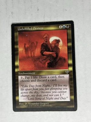 Unfulfilled Desires - Magic the Gathering MTG Mirage - Rare Vintage - Image 1 of 2
