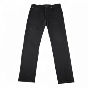 LEVI'S JEANS 502 Regular Fit Taper Stretch Jeans BLACK NATIVE CALI Men's 34x32 - Picture 1 of 6