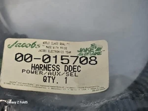 Jacob's 00-015708 /  00-015709 DDEC  WIRE HARNESS Outout  - Picture 1 of 2