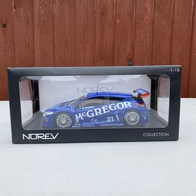 RENAULT MEGANE V6 TROPHY TEAM Mc-GREGOR #21 1ST W.S. 2009 NOREV 185108 1:18 RARE - Image 1 of 4