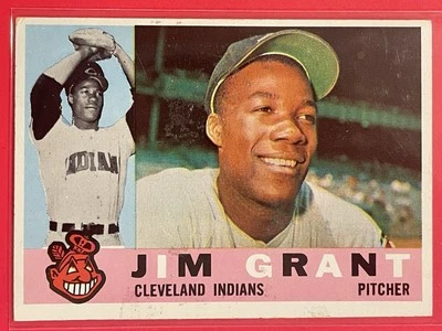 1960 Topps Jim Grant #14 Vintage Baseball Cleveland Indians EX - Image 1 of 2