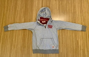 Superdry Copper Label Hoodie L | grau | Herbst Sweater Vintage Logo Japan Style - Bild 1 von 4