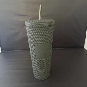 Walt Disney World 50th Anniversary Black Geometric Starbucks Tumbler Straw 24oz - Bild 1 von 7