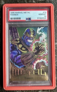 1995 Fleer Marvel Metal #19 Thanos PSA 10 GEM MT - Picture 1 of 2