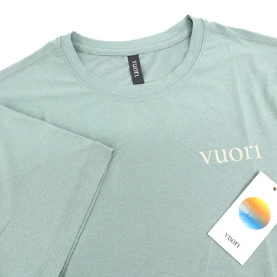 Camiseta deportiva de rendimiento XL para hombre Vuori ULOWATU UPF SeaSpra deletreada Foto 1 de 4