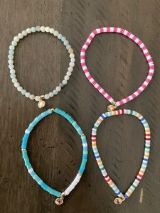 J. Crew Beaded Bracelets - Lot of 4 - Picture 1 of 5