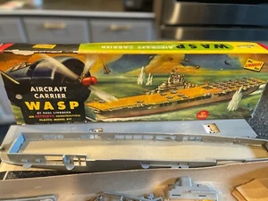Vintage WASP Lindberg Line Aircraft Carrier Model Kit 705:198 - Picture 1 of 9