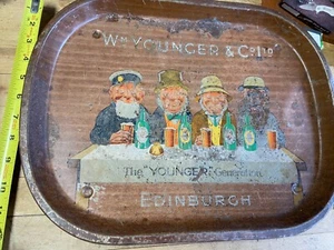 Rarissimo vassoio birra William Younger & Co. Ltd Edimburgo - Foto 1 di 4