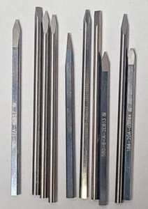 Lot 10 Solid Carbide 1/8" Engraving Bits Watchmaker Jewelry Lathe Graver CNC - Picture 1 of 3