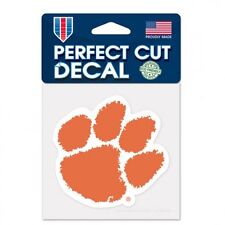 Clemson Tigers Official NCAA 4 X4 Die Cut Car Decal by WinCraft