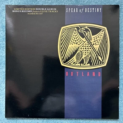 Spear Of Destiny - Outland -Limited Edition Double Vinyl LP + 8 Live tracks 1987 - Image 1 of 4
