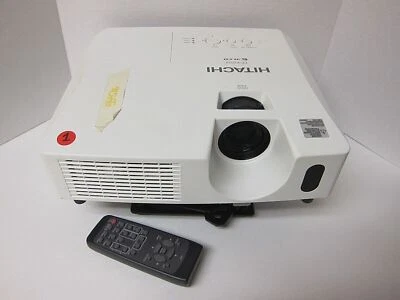 HITACHI 2200 Lumens 720p 3.7A/1.8A CP-X2010 3LCD Projector w/ Remote Used SKU H - Image 1 of 4