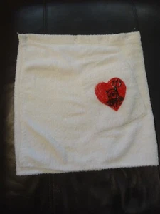 Vintage 1950s JOCKEY Bath Kilt Devil Heart White Terry Cloth Adjustable Size - Picture 1 of 7