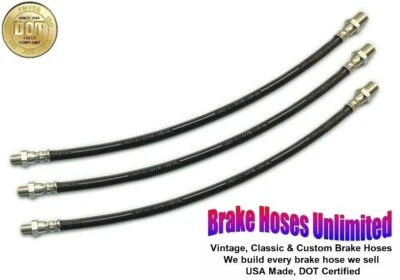 JUEGO DE MANGUERA DE FRENO Hudson DeLuxe Six, Serie 81 - 1938 Foto 1 de 2