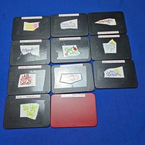 Sizzix Phrase Dies Lot 11 Die Cut Set Cuttlebug Sidekick - Picture 1 of 9