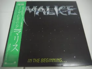 MALICE-In The Beginning Japan 1st.Press w/OBI Judas Priest Iron Maiden Megadeth - Picture 1 of 12