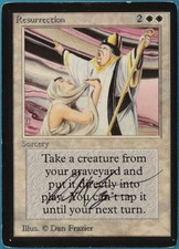 Resurrection Beta PLD White Uncommon SIGNED MAGIC MTG CARD (ID# 208091) ABUGames