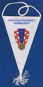 HNS, CROATIAN FOOTBALL FEDERATION - Hrvatski nogometni savez, old vintage flag ! - Picture 1 of 1