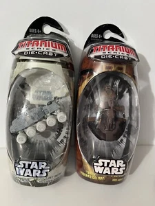 Hasbro Star Wars Titanium Trade Federation AAT & Clone Turbo Tank Lot Of 2 New - Picture 1 of 6