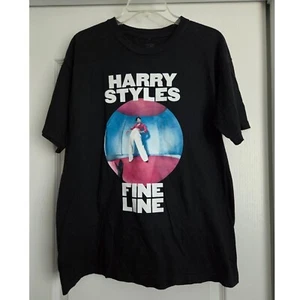 Harry Styles Fine Line T-Shirt TPWK Black Graphic Tee Unisex Sz L Rare 2020 Ed - Picture 1 of 3