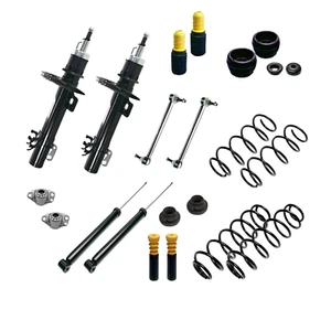 4 Stoßdämpfer Gasdruck Domlager Federn  Serie vorn hinten für VW Polo 6R Audi A1 - Bild 1 von 9