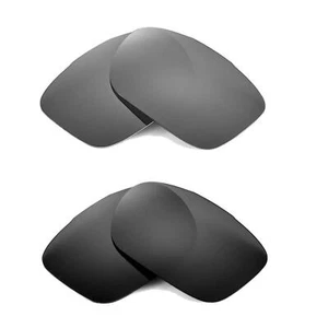 Dos pares de lentes polarizadas Walleva para Oakley TwoFace (OO9189) - titanio + negro - Imagen 1 de 7