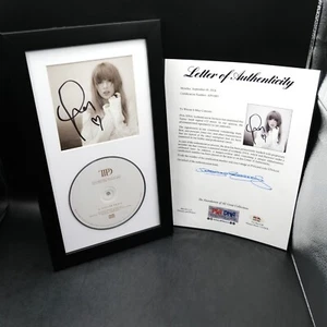 HEART Taylor Swift Signed CD Framed PSA/DNA Tortured Poet Department TTPD LOA - Picture 1 of 4
