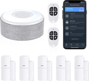 Wifi Door Alarm System, Wireless DIY Smart Home Security System, with Phone APP - Picture 1 of 12