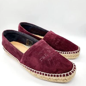 NWOB rag & bone Edie Burgundy Merlot Espadrilles Women's Size 36.5 - Picture 1 of 11