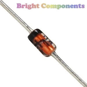 25 x diodos Zener BZX55-C5V1 - 5,1 V - 0,5 W - DO35 - Vendedor del Reino Unido - Imagen 1 de 1
