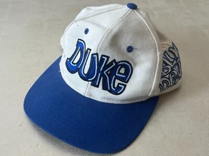 Vintage 1990s Duke University Blue Devils NCAA Top of the World Snapback Hat Cap - Picture 1 of 15