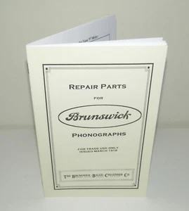 Braunschweig Phonograph Reparaturteile Handbuch Reproduktion - Bild 1 von 11
