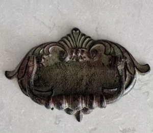 ANTIQUE RUSTIC WROUGHT IRON DOOR KNOCKER VILLA HOME ORNATE HEAVY - Picture 1 of 7