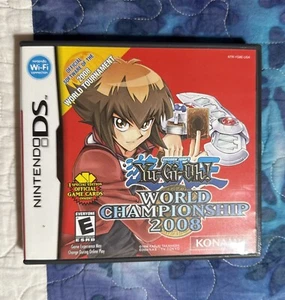 Yu-Gi-Oh World Championship 2008 Nintendo DS CIB Con Tarjetas Auténticas Excelente - Imagen 1 de 14