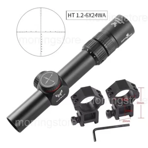 1.2-6x24WA Compact Rifle Scopes 30mm Tube Shooting Sights Tactical Hunting Scope - Picture 1 of 13
