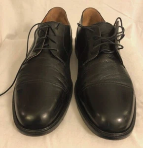 Zapatos negros Bostonian Luxe para hombre talla 12 con cordones parte superior de cuero Oxford - Imagen 1 de 12