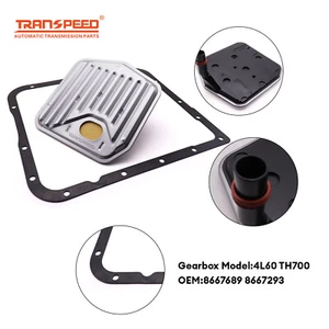 4L60 4L60E Transmission Fuild Filter Oil Filter Pan Gasket Kit for GM 97-12 - Picture 1 of 9