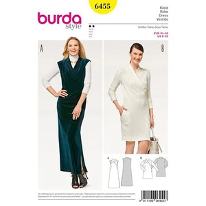 Burda Schnittmuster 6455 Wickelkleid Misses Größe 8-20 - Bild 1 von 4
