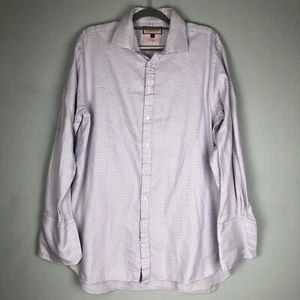 Pink Thomas Pink Herren Gr. 17 1/2 - 35 1/2 Prestige Knopfleiste Hemd Geo *LESEN - Bild 1 von 12