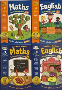 Leap Ahead Maths & English Home Learning Bundle of 4 Workbooks Age 9-11 years - Foto 1 di 5