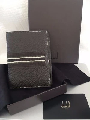 DUNHILL portafoglio con zip uomo in pelle martellata - Imagen 1 de 4