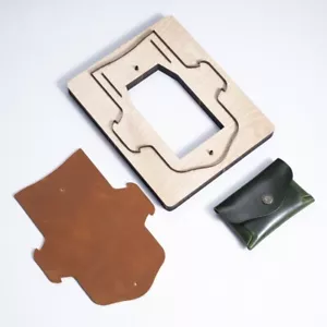 Card Holder Case Leather Craft Cutting Die Wallet Pouch Punch Cut Mold Template - Picture 1 of 6